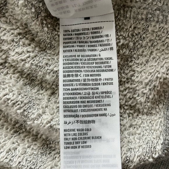 Abercrombie & Fitch Heather Gray Snap-Up Sweater - Picture 6 of 9